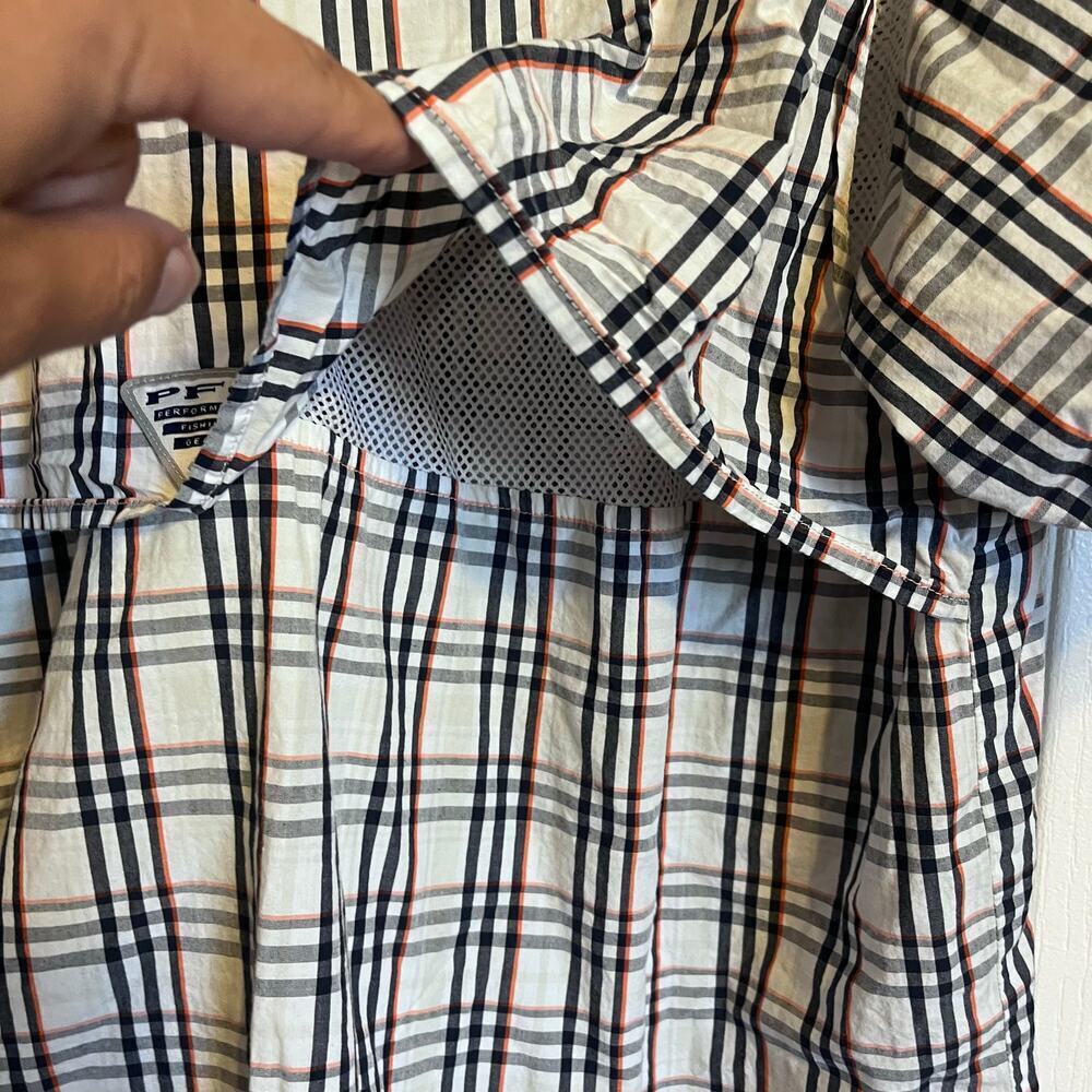 Super Bonehead/Columbia- PFG Plaid Shirt with Auburn Tiger logo - Picture 9 of 14